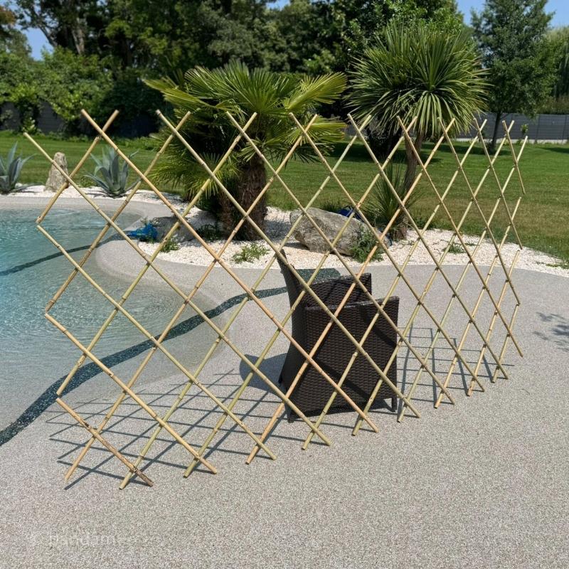 Treillis extensible en bambou | Naturel & Modulable