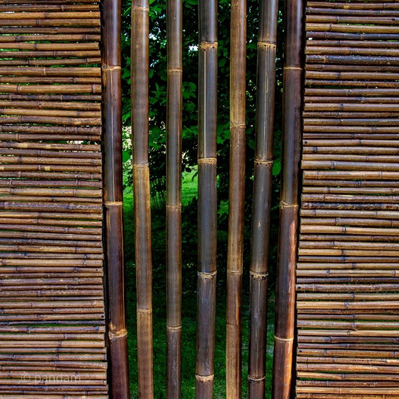 Rouleau de bambou noir