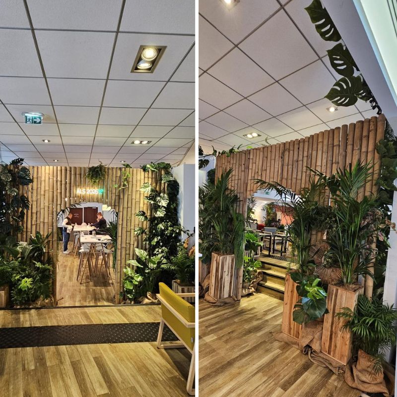 Arche en tiges de bambou Guadua