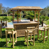 Bar bambou clair grande taille