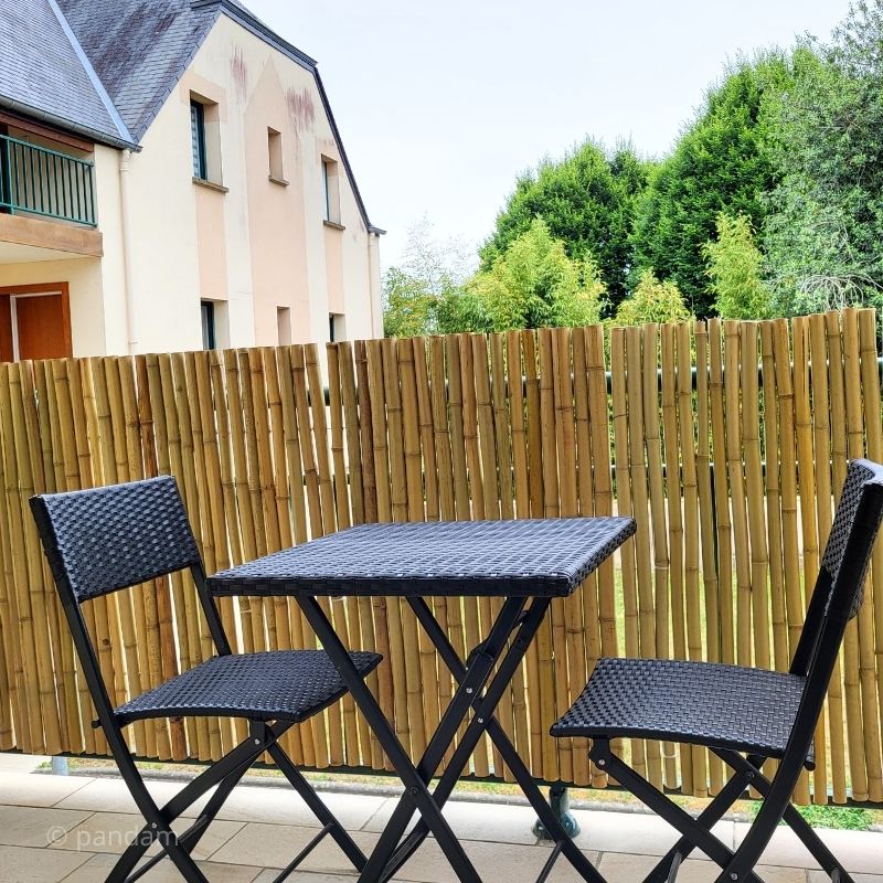 Clôture en bambou naturel brise vue