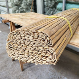 Canisse en bambou fendu | Rouleau de 6 mètres