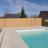 Panneau en bambou clair extérieur ou intérieur (Gros diamètre)