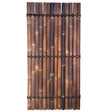 panneau demi bambou noir 180 cm