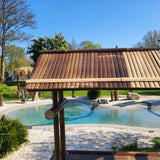 tiki bar bambou bicolore