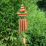 Carillon Bambou Eolien style Voilier